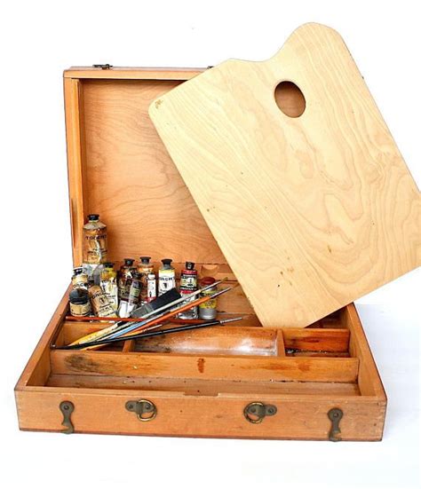 metal vintage art supply box|Vintage Art Supply Box .